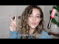 Using A Denman Brush For Wavy Hair! review & tutorial