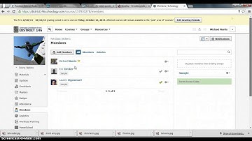 Schoology: Adding Members and Making Them Admins