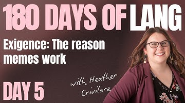 180 Days of AP Language | Teaching Exigence with Memes