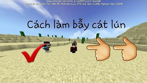 #Minecraft :👉cách làm bẫy cát lún ✔