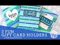 Gift Card Holders - 3 Ways + Sentiment Tips