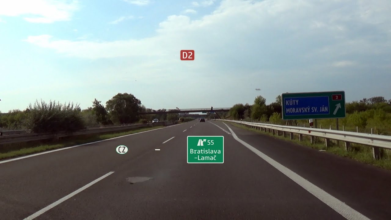 🇸🇰 D2: [CZ] Hranica - Bratislava-Lamač (4x)