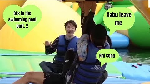 BTS in the swimming pool part.2 // BTS funny Hindi dubbing ep 84// BTS Dreamers