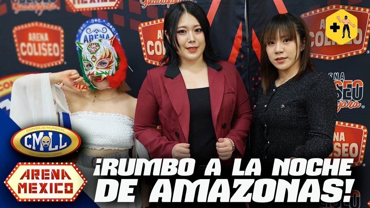 Starlight Kid, Maika y Mei Seira rumbo a la función de Amazonas, por un Campeonato y un mano a mano!
