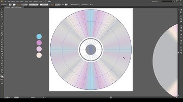How to create a radial mesh in Illustrator and make a vector CD