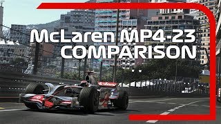 F1 2019 vs 2018 - mclaren 2008 (mp4 23) comparison