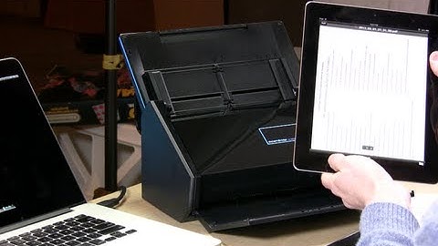 Fujitsu ScanSnap ix500 Review With iPad and Wifi Scanning Features