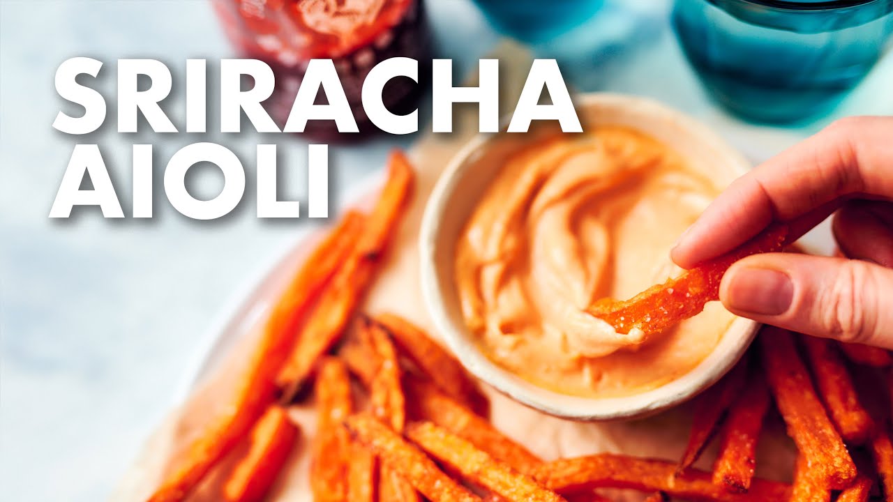 Sriracha Aioli (3 Ingredients!)