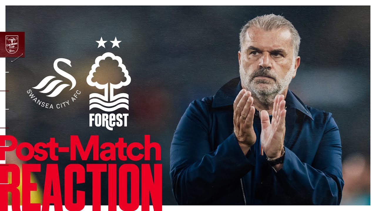 Ange Postecoglou's Swansea Reaction 🎙️ | Swansea City 3-2 Forest