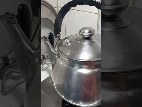 Boiled Hot Water With Whistle Sound Short Amazing 