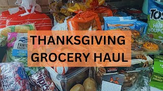 Thanksgiving Grocery Haul
