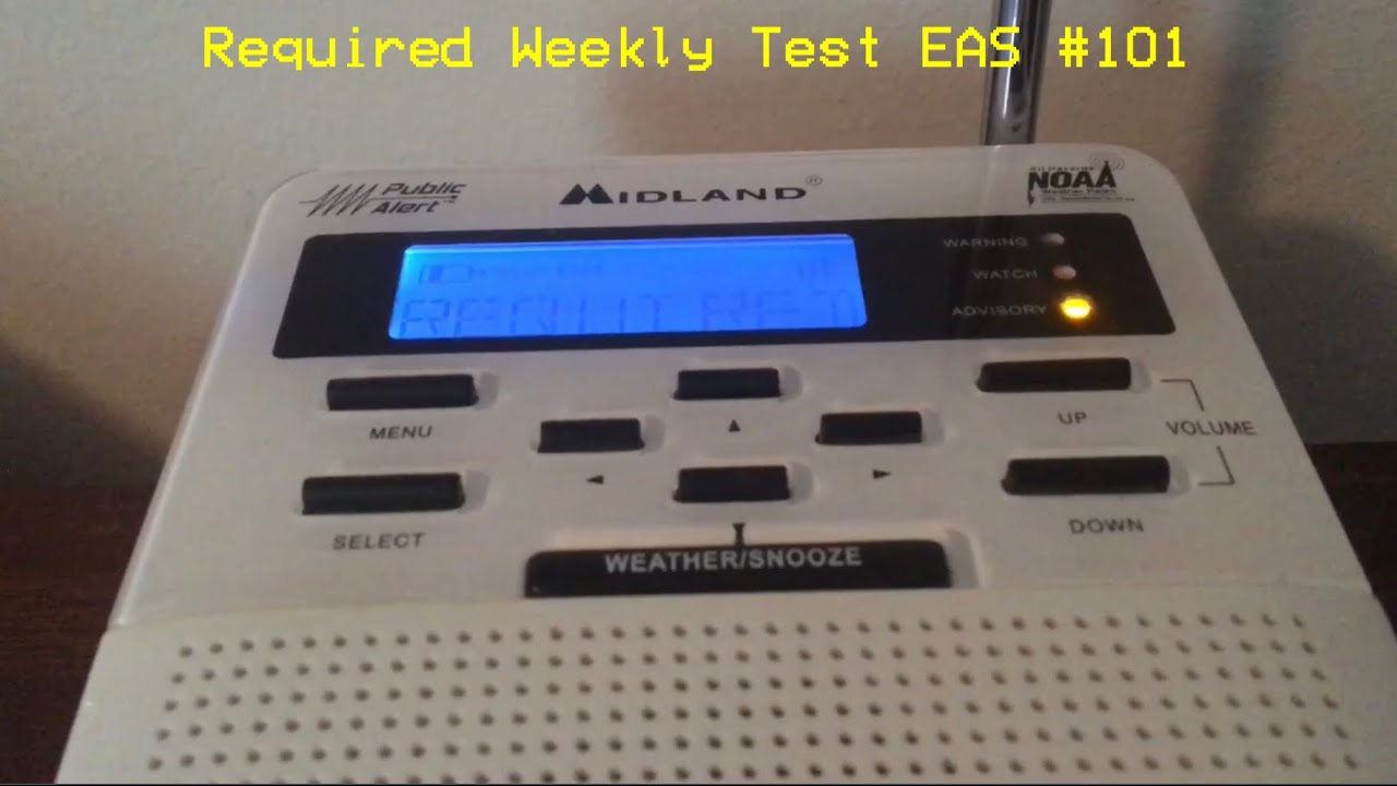 Required Weekly Test | EAS 