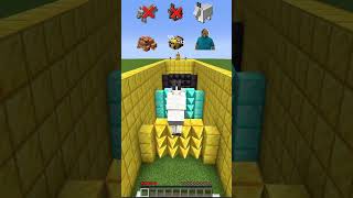 Which Minecraft Mob Can Survive ThisParkour? #shorts #minecraft