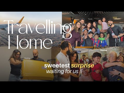 Amsterdam → Kerala. ✈️🌴 || Travelinghome |Sweetest Surprise Was Waiting for us at Pattambi 🥰