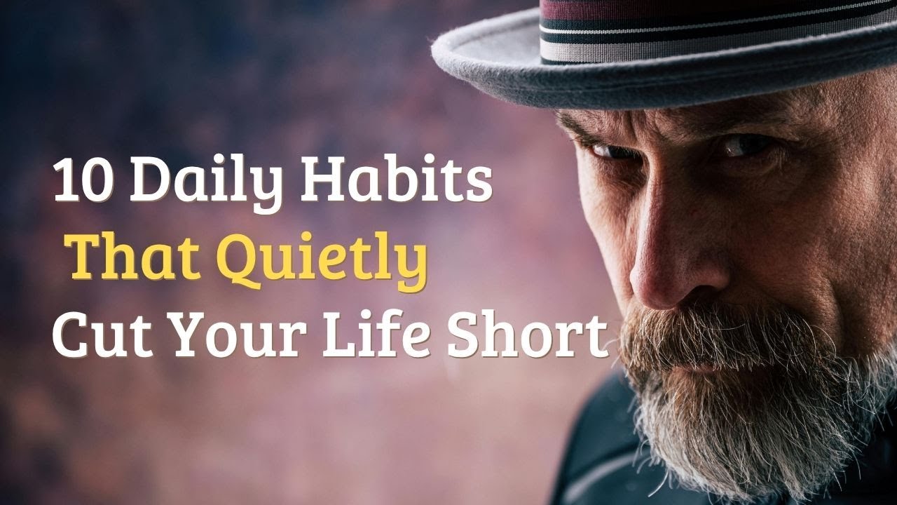 10 Daily Habits That Quietly Cut Your Life Short - YouTube