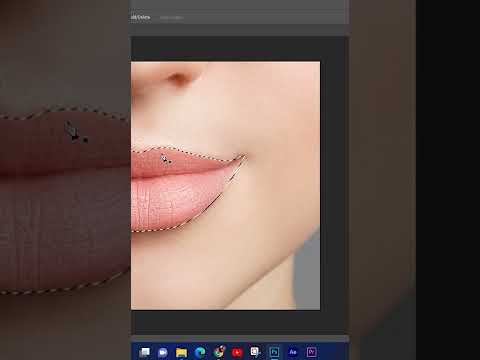 Create Natural 💄 💋 Lipstick In Photoshop | Photoshop Tutorial