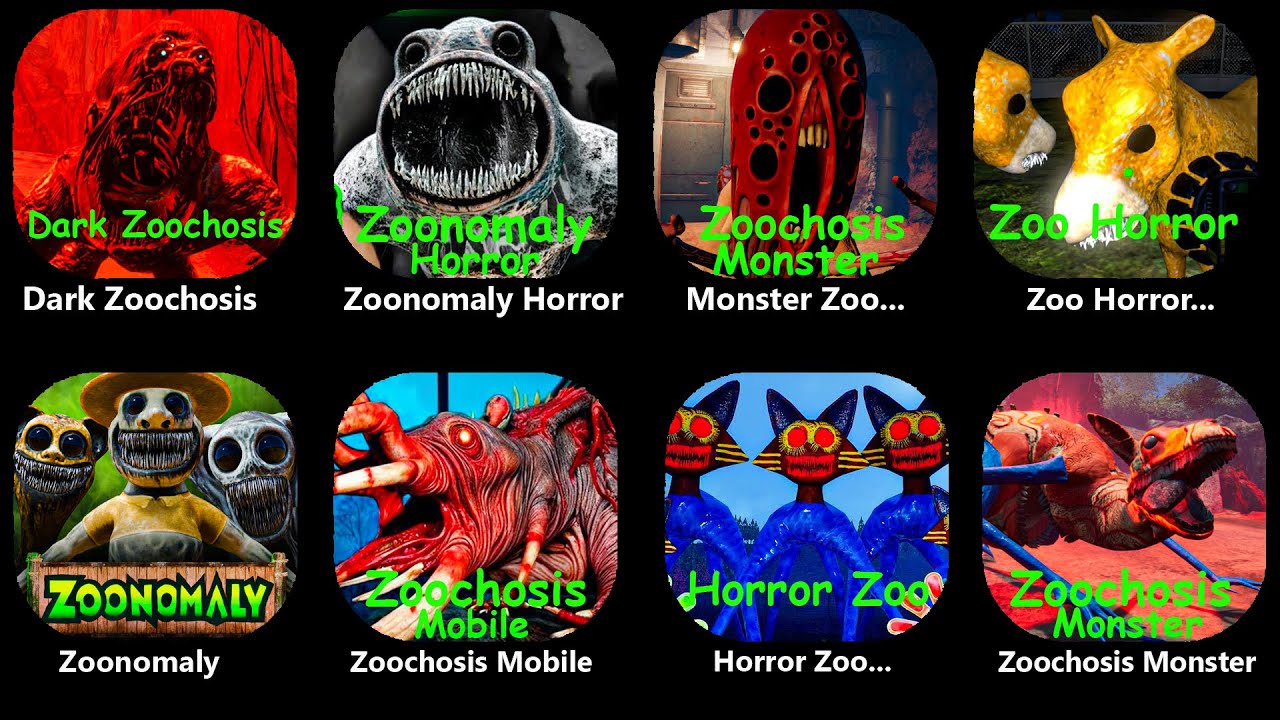 Zoochosis Mobile Official Full Game - Dark Zoochosis,Zoochosis Monster,Zoonomaly,Zoo Horror...
