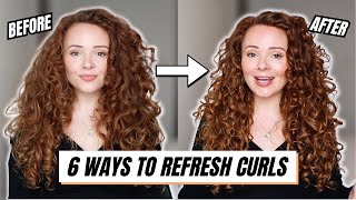 6 WAYS TO REFRESH CURLY HAIR | HOW TO CHOOSE A REFRESH METHOD