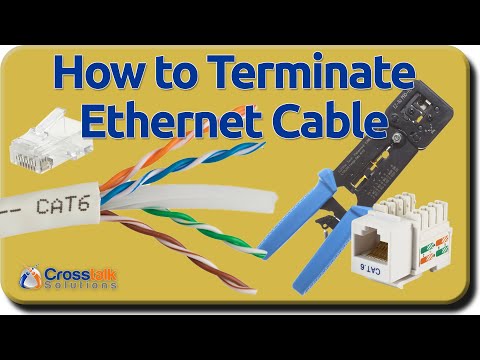 How to Terminate Ethernet Cables