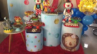 Decoração Circo Aquarela