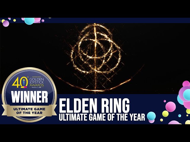 Elden Ring is named Best Game of the Year, and its developers from  FromSoftware take the Studio of the Year award! The winners of the Golden  Joystick Awards 2022 have been announced