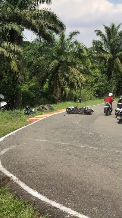 terlalu bersemangat singgang hingga crash #sirkuitmarido