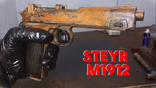 Austro-Hungarian Steyr Hahn Pistol Restoration / gun restoration /asmr restoration