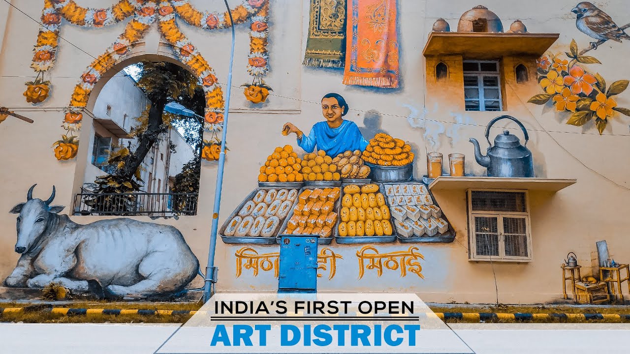 Lodhi Colony Street Art || india's first open art district