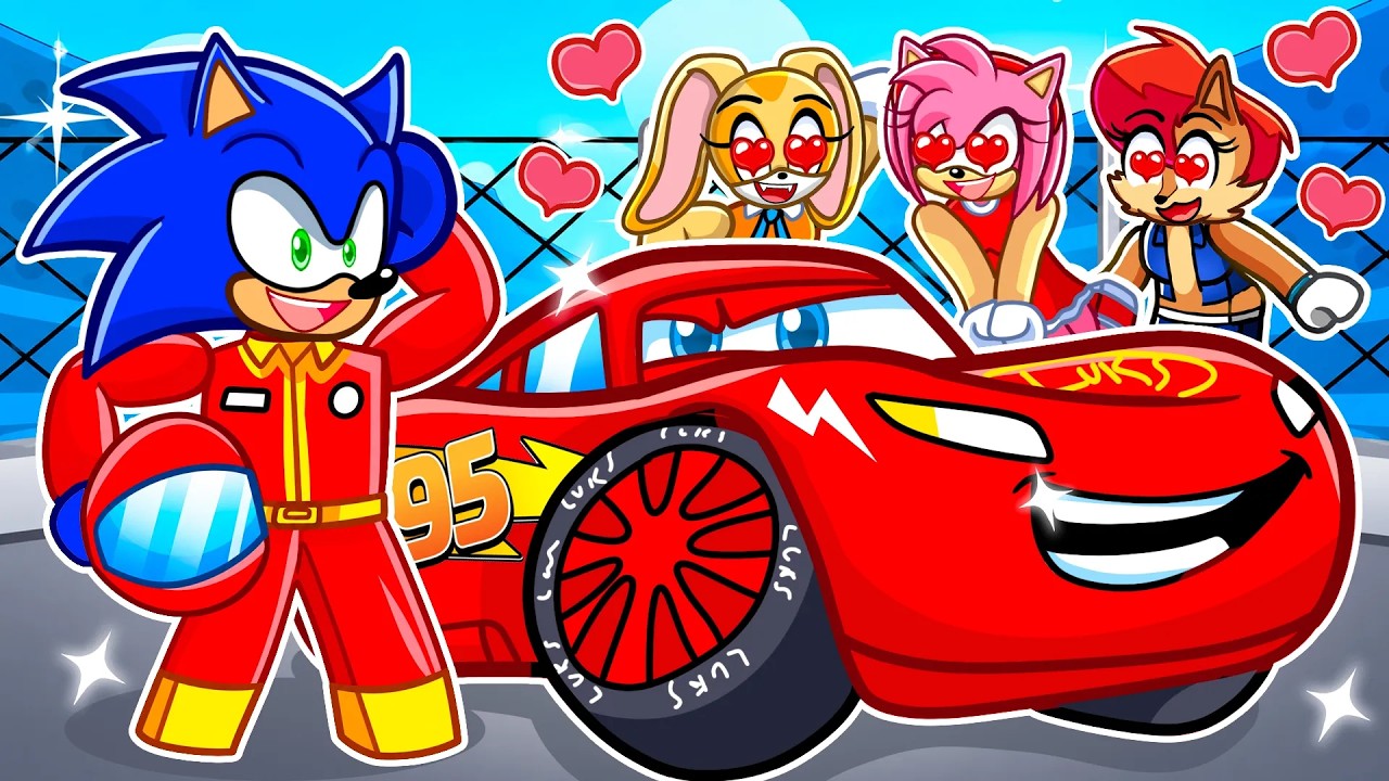 I Rizzed MY CRAZY FAN GIRLS With The New Lightning MCQUEEN Car!
