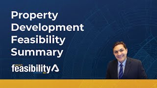 Property Development Feasibility Summary In Smart Feasibility Calculator