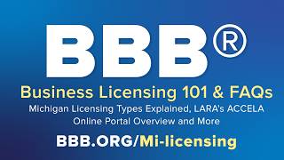 BBB Business Licensing 101 & FAQs: Michigan Licensing Types Explained, ACCELA Online Portal Overview