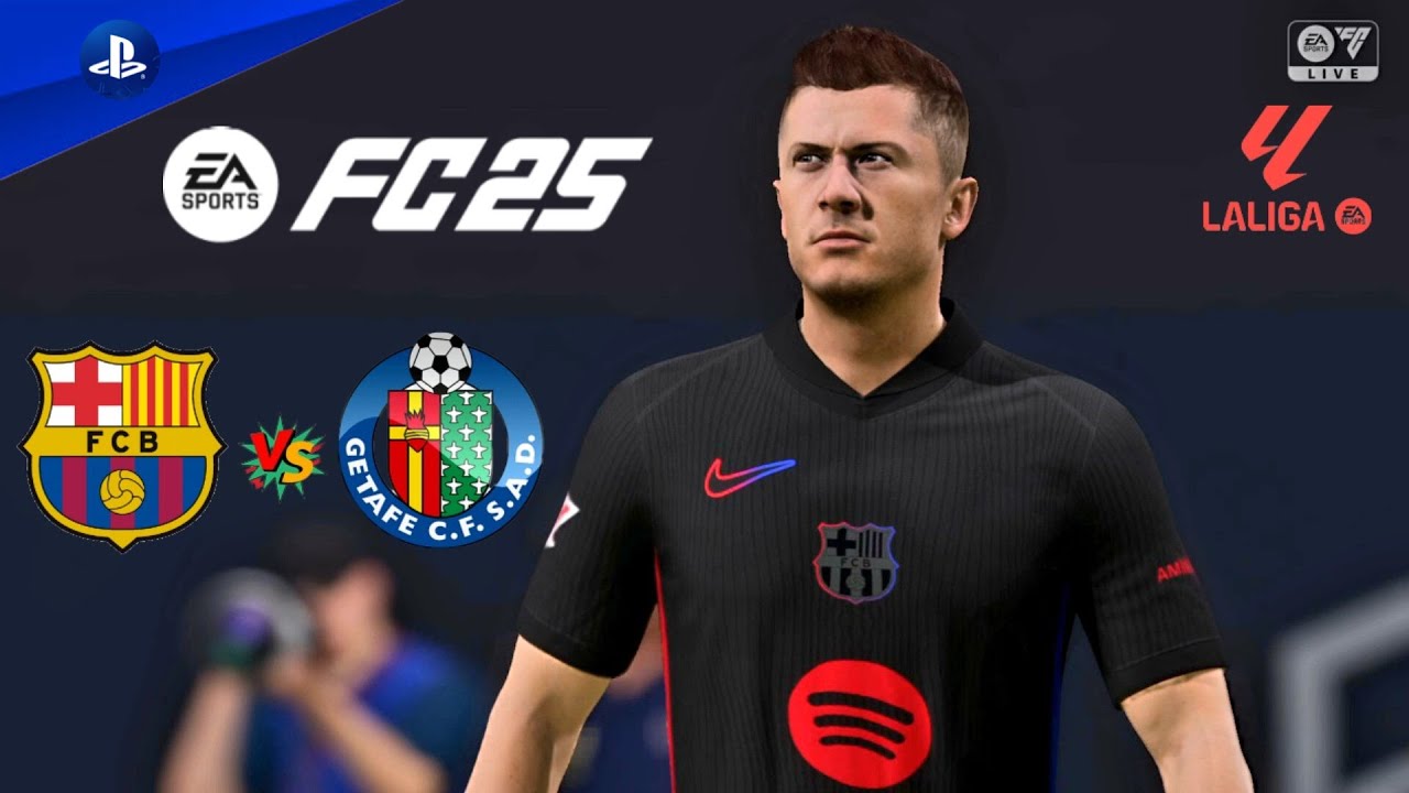 FC 25 - Getafe vs Barcelona - LaLiga 24/25 - Full Match / PS4 Gameplay ...
