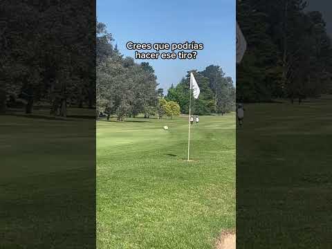 Hoyo 18 de Praderas, un hoyo con un approach complejo por los bunkers en los costados.