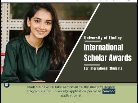 University Of Findlay Graduate International Awards, USA 2021 22