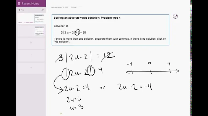 04 10 Solving an absolute value equation of the form |ax+b| = |cx+d|