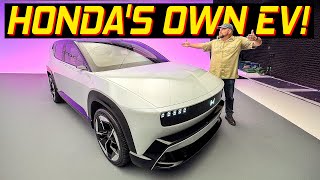 I Go Hands-On With Honda's First In-House EV: Meet the 0 Series SUV!