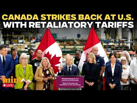 US Canada Trade War Live: Canada Strikes Back at US Tariffs With Dollar-for-dollar Tariff | Trump