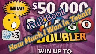 QUICK RESULTS Ticket to 099 BINGO DOUBLER FULL BOOK Lottery Illinois