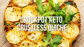 Slow Cooker Frittata | Supergolden Bakes