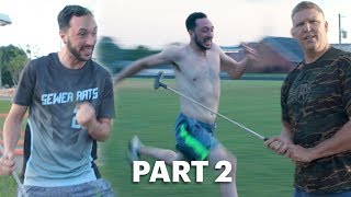 Gamblers Bet On Mini Golf and 40 Yard Dash– Mush/Walker Road Trip Part 2