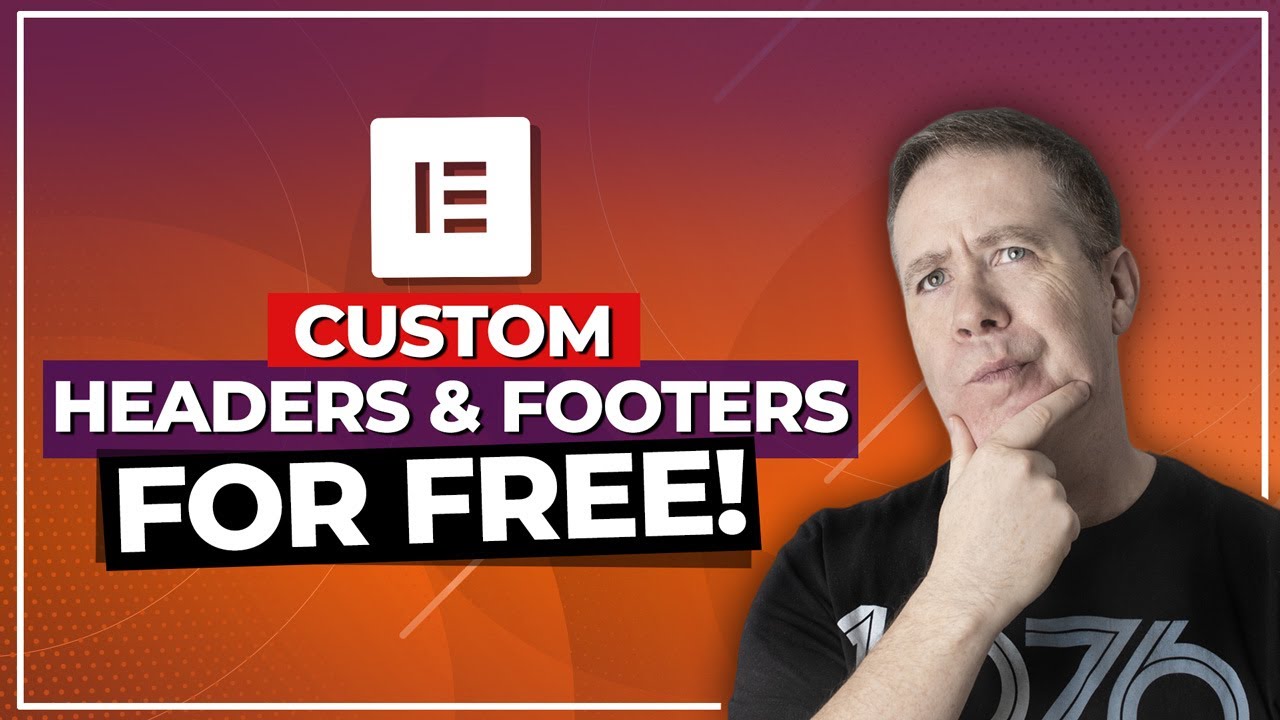 How To Build Headers And Footers Using Elementor For FREE - YouTube