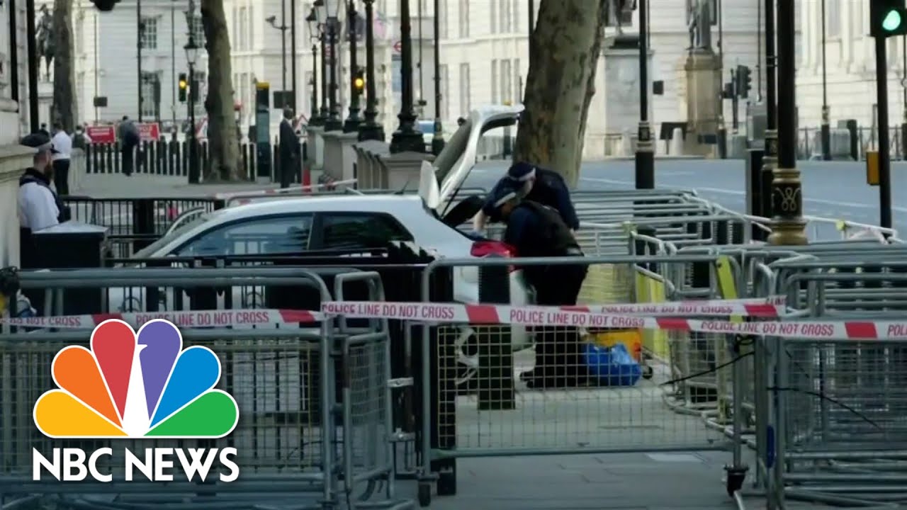 Man drives into gates of Downing Street, British prime minister’s home