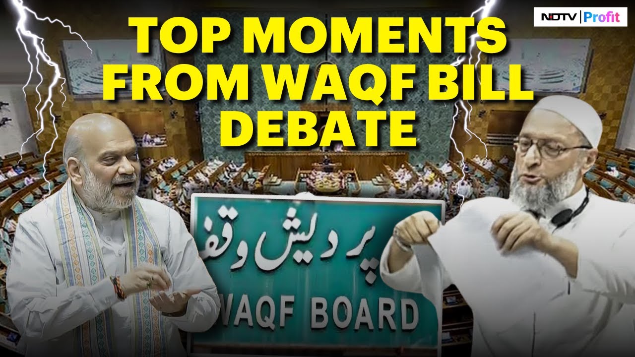 Top 8 Highlights Of Waqf Bill Debate: From Amit Shah's Fiery Speech To Owaisi Tearing Waqf Bill