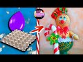 Galleta de jengibre navideña hecha con cartón de huevo (Moldes Gratis) | Epdlm