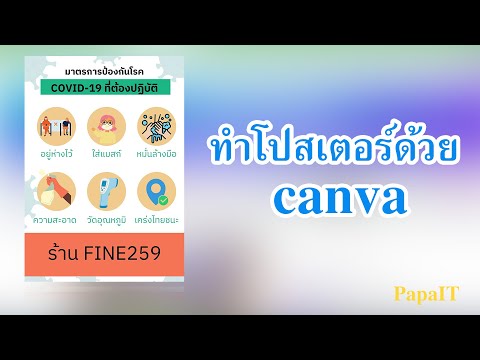 วีดีโอ: ฉันจะสร้างโปสเตอร์ใน Canva ได้อย่างไร