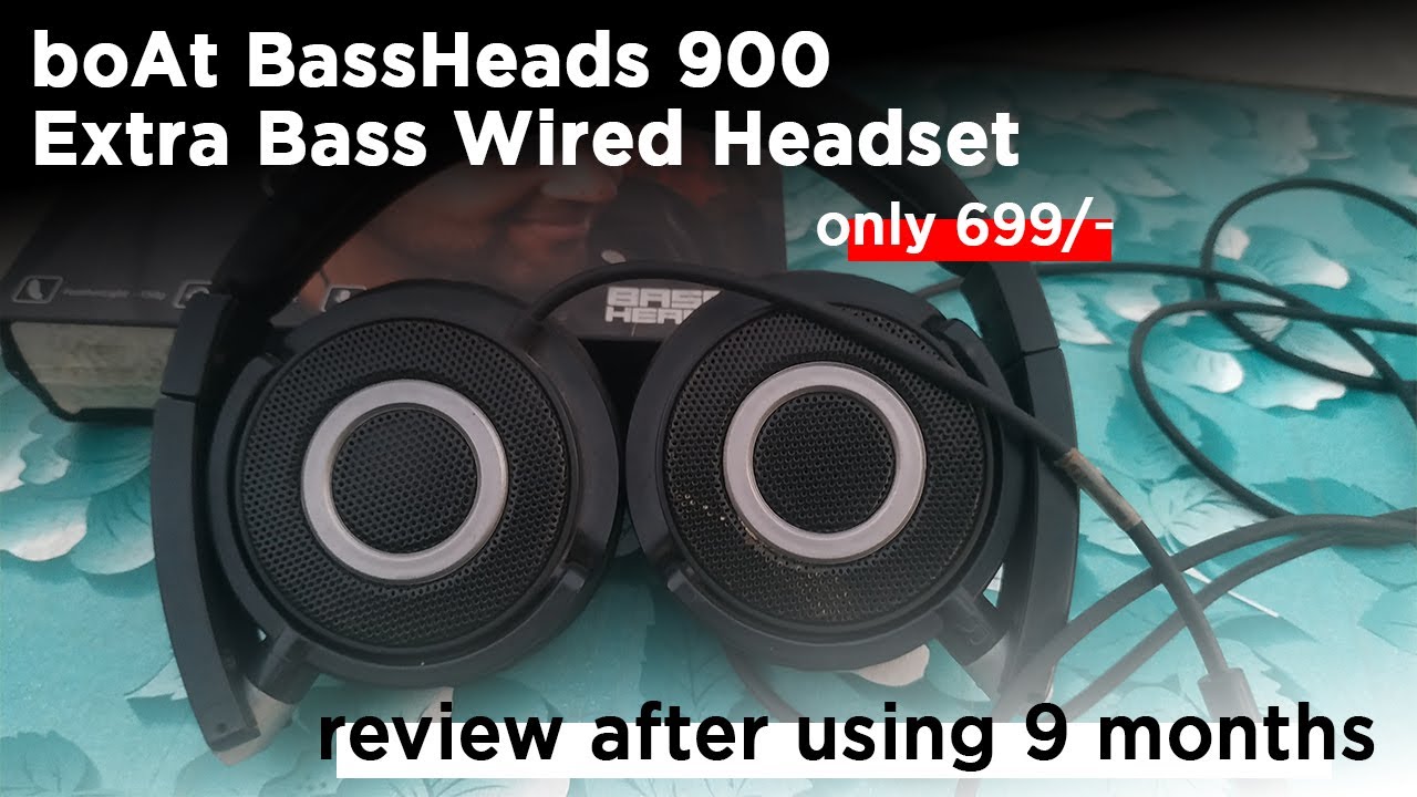 boAt BassHeads 900 review after using 9 months Best Headphone under 700 YouTube