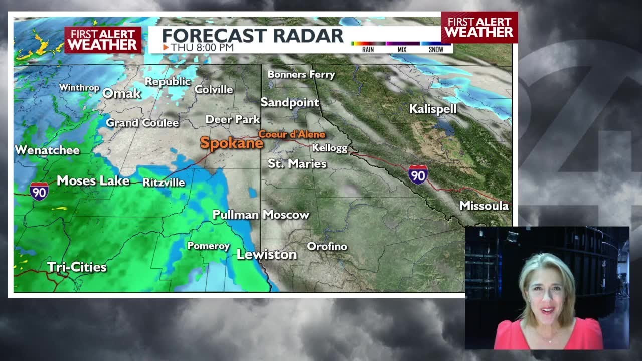 Rain & snow moving in late Thursday night - YouTube