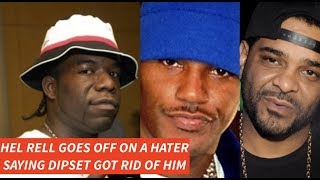 Famous Hell Rell GOES OFF ON HATER Saying DIPSET LEFT HIM 'Does It Look Like I was Left off Bad and Bouje' Net Worth