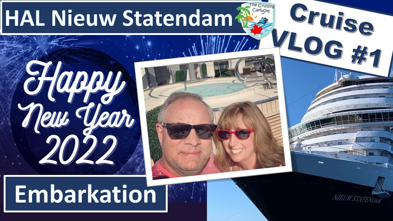 Holland America Cruise Vlog | New Years Cruise 2022 | Nieuw Statendam | Day 1