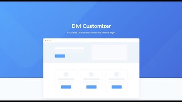 DIVI Customizer | Edit DIVI Blog page , category page , Post page and 404 Page